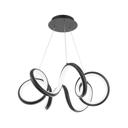 

WAC Lighting Mamba 26in LED Pendant in 3000K Black Painted Painted