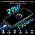 thumbnail image 7 of OSCAL Pilot 3 Rugged Smartphone 5G, Android 15, 36GB 256GB/2TB, 50MP 32MP 20MP Night Vision Rugged Phone 2025, 33W/7500mAh Battery,Black, 7 of 7
