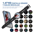 thumbnail image 3 of Blackview W50B Smartwatch Táctico - Correa Negra Deportiva, Resistente al Agua IP68, Pantalla LED Táctil 1.96", 256MB RAM, 257GB, 330mAh, 3 of 8