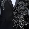 thumbnail image 6 of Elegant Men's Embroidered Tuxedo Set with Intricate Beads Designs 2 Piece Formal Suit Blazer Jacket Pants Wedding Party Fashion, 6 of 8