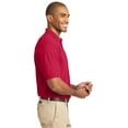 thumbnail image 3 of Port Authority Heavyweight Cotton Pique Polo-L (Red), 3 of 6