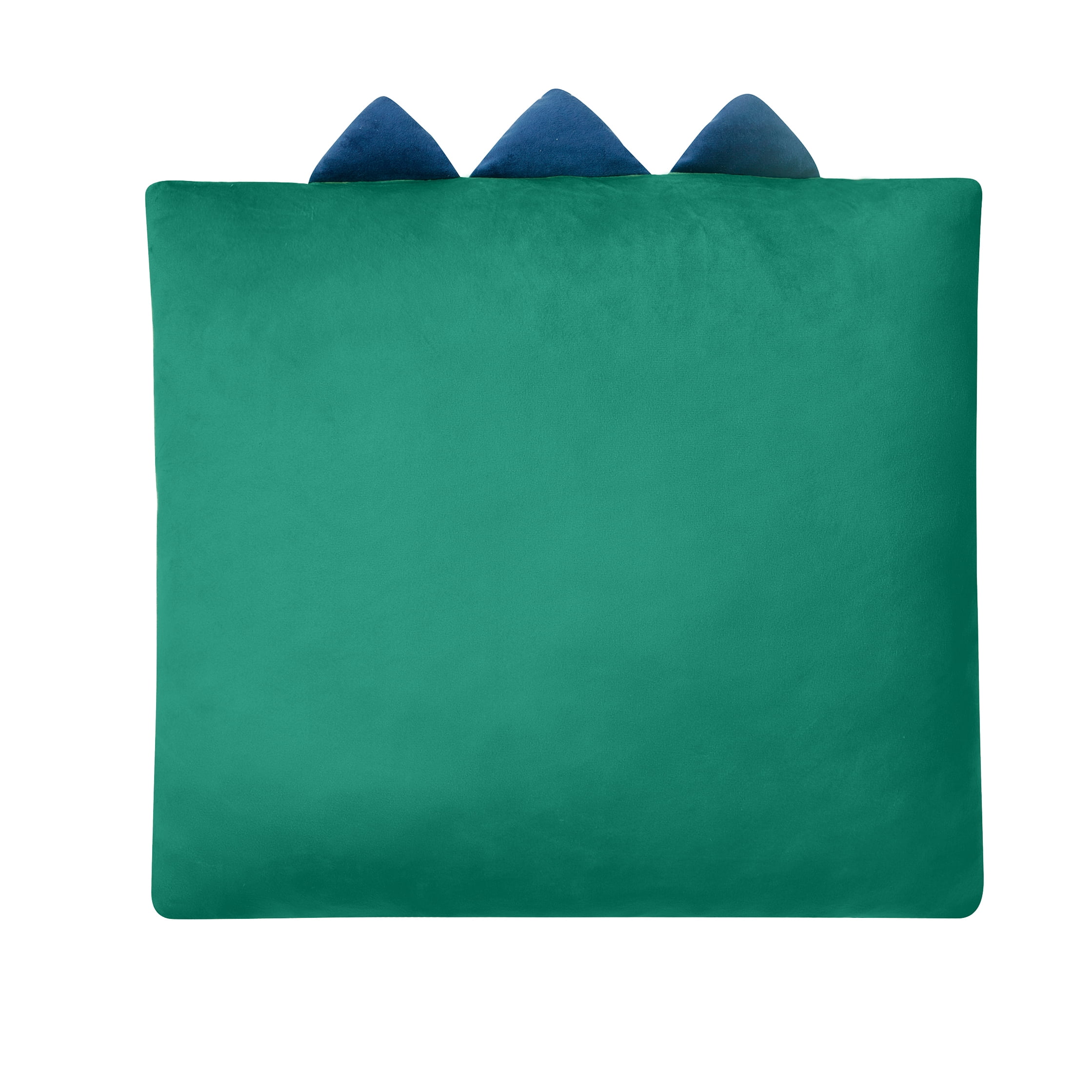 (2 pack) Your Zone Snuggly Dino Decorative Pillow, 18 in x 18 in, Multicolor