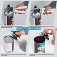 thumbnail image 3 of Abrelatas manual de acero inoxidable con abrebotellas Wonforic, 3 of 7