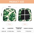 thumbnail image 3 of Tropical Palm Leaves in Hawaii Seat Covers for Dining Room Chairs Set Of 4,Stretch Printed Washable Chair Seat Cover with Elastic Ties and Button,Removable Waterproof Couch Cushion Covers, 3 of 6