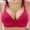 Hot Pink, variant on Naughtyhood Woman's Bra Embroidered Glossy Comfortable Breathable Bra Underwear No Rims Seamless Push Up Underwear,Woman's Printing Gathered Together Daily Underwear