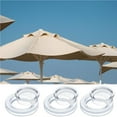 thumbnail image 3 of Tapa de anillo de paraguas de silicona 2 piezas transparente Bearachild, 3 of 6