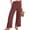 Wine Linen Pants Women, variant on Pxxlle Linen Pants for Women Plus Size Wide Leg Summer Pant with Pockets Casual Drawstring Elastic Waisted Trousers for Beach Vacation Wine XXXXL