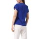 thumbnail image 3 of Blusa Casual INSPIRE CHIC para Mujeres con Manga de Pétalo y Cuello Redondo con Pliegues Azul Real L, 3 of 5
