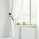 thumbnail image 4 of Abrazadera magnética para cortina, con marco metálico enrollable, decorativa para ventana, para dormitorio y baño, resistente, plegable, con marco metálico, para sala de estar., 4 of 8