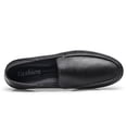thumbnail image 6 of Men's Casual Loafers Slip On Leather Shoes Comfortable Lightweight Driving Shoes Male Moccasins Classic Penny Loafer Flats Boat Shoes Outdoor Walking Shoes, 6 of 16