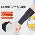 thumbnail image 2 of Iaukyu 1 Pair Volleyball Arm Guard Sleeves Sweat-absorbing Breathable Soft Nylon Sleeves Pressurized Outdoor Sports Arm Protective Gear Sports Accessories, 2 of 7