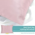 thumbnail image 6 of Spasilk 100% Pure Silk Pillowcase for Hair and Skin, Fits Queen/Standard Pillows, 1 Pack, Pink, 6 of 7