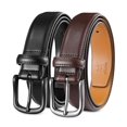 thumbnail image 1 of Vestido de piel Belt MILORDE para hombre, paquete de 2 unidades, 100% piel de vacuno, 1 of 7