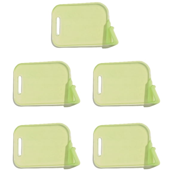 Sinyiin 5Pcs Plastic Trading Card Box Baffle Clip Card Storage Partition Board Card Box Divider Clapboard Easy to Install