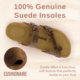 thumbnail image 3 of Cushionaire Women's Luna Cork Footbed Sandals with +Comfort, Wide Widths Available, 3 of 9
