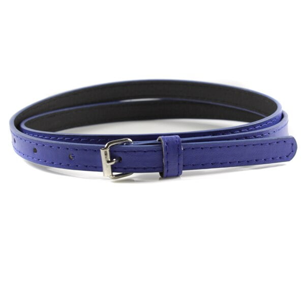 fitup9761 New Belts For Women Multi Color Thin Skinny Faux Leather