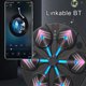 thumbnail image 4 of Máquina de boxeo con música inteligente, velocidad ajustable Compatible con Bluetooth para gimnasio en casa, 4 of 8