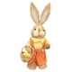 thumbnail image 3 of Conejito de Pascua de paja de 35 cm, figura de pie, accesorios de fotografía hechos a mano, encantador Estilo E, 3 of 9