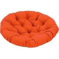 thumbnail image 1 of Outdoor Seat Cushion, Round Rattan Cushion, Hanging Basket Chair Cushion for Swing Chair Hammock Wicker Chair Rocking Chair, Orange, 1 of 7