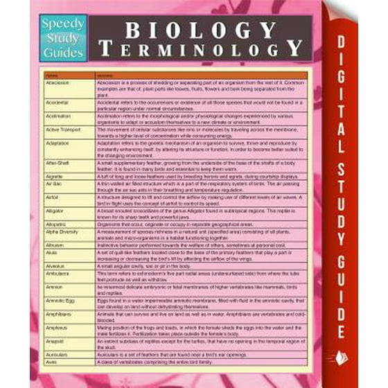 Biology Terminology Ebook - 