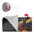 thumbnail image 2 of Naloa Starry Night Cat Guitarist Mailbox Covers Magnetic Post Box Cover Post Letter Box Cover Garden Decor-21x18 in, 2 of 8