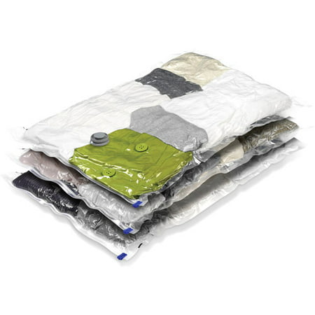 Honey Can Do Large Vacuum Storage Bags, Clear (Pack of (Best Way To Pack Clothes For Storage)
