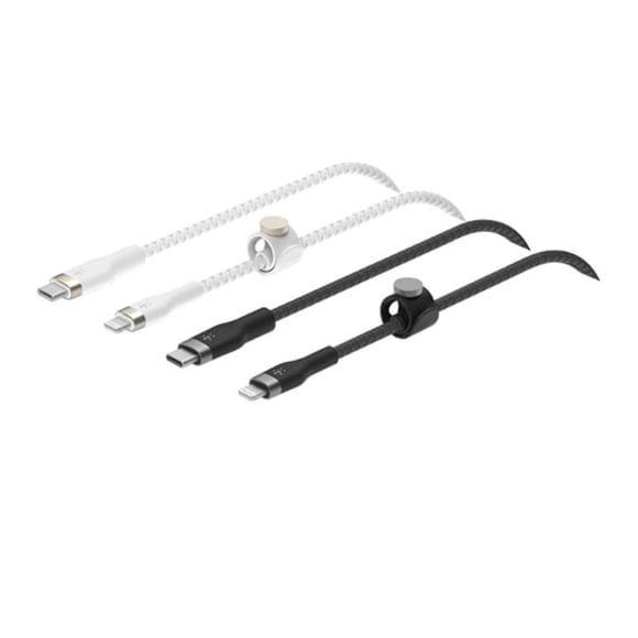 Belkin BOOSTCHARGE PRO Flex Paquete de 2 Cables USB-C a Lightning de 2 m
