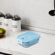 thumbnail image 5 of Caja Bento de cristal con tapa • Apta para microondas y lavavajillas • Fiambrera de cristal de 2 compartimentos para la preparación de comidas • Recipiente para la comida de oficina y trabajo, 5 of 6
