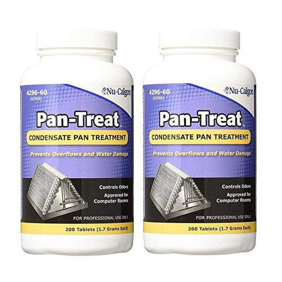 Nu-Calgon 4296-60 Pan-Treat Scum 200 Tablets (Тwо Расk)
