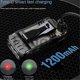 thumbnail image 2 of For V15 Led Small Powerful Flashlight10 Modes Pocket Flashlightblack, 2 of 4