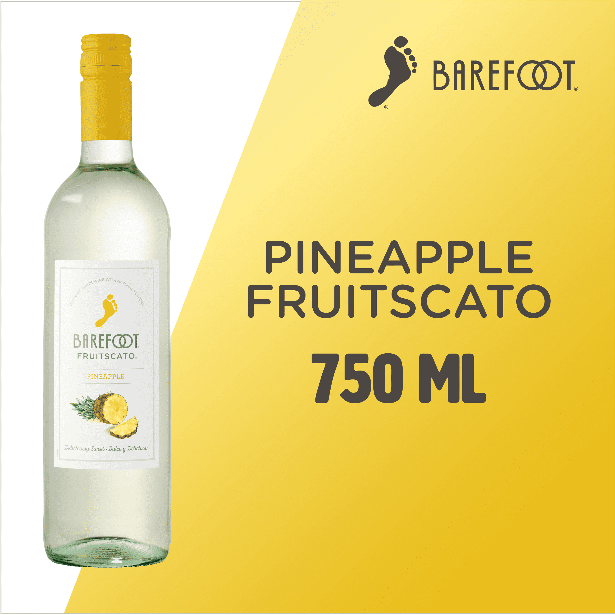 Barefoot Fruitscato Pineapple White Wine 750ml