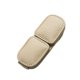 thumbnail image 1 of Kenally Clip de cuero para gafas de sol para automoción, organizador de Color sólido frontal, Clips de soporte interno de moda, accesorios Kits de molduras para tableros de automóviles Beige Kenally VI016553-01, 1 of 6