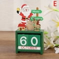 thumbnail image 1 of Christmas Decoration Wooden Calendar Countdown Desktop Ornament Christmas Gift, 1 of 4