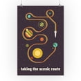 thumbnail image 2 of Space Is The Place Collection, Solar System, Taking The Scenic Route (16x24 Giclee Gallery Art Print, Vivid Textured Wall Decor), 2 of 3