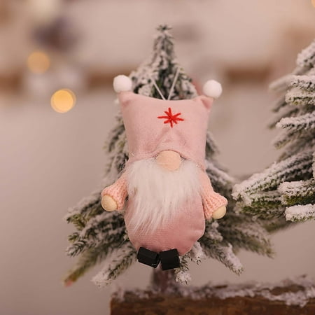 

loopsun Wool Cute Gnome Doll Christmas Doll Pendant Creative Christmas Tree Decoration