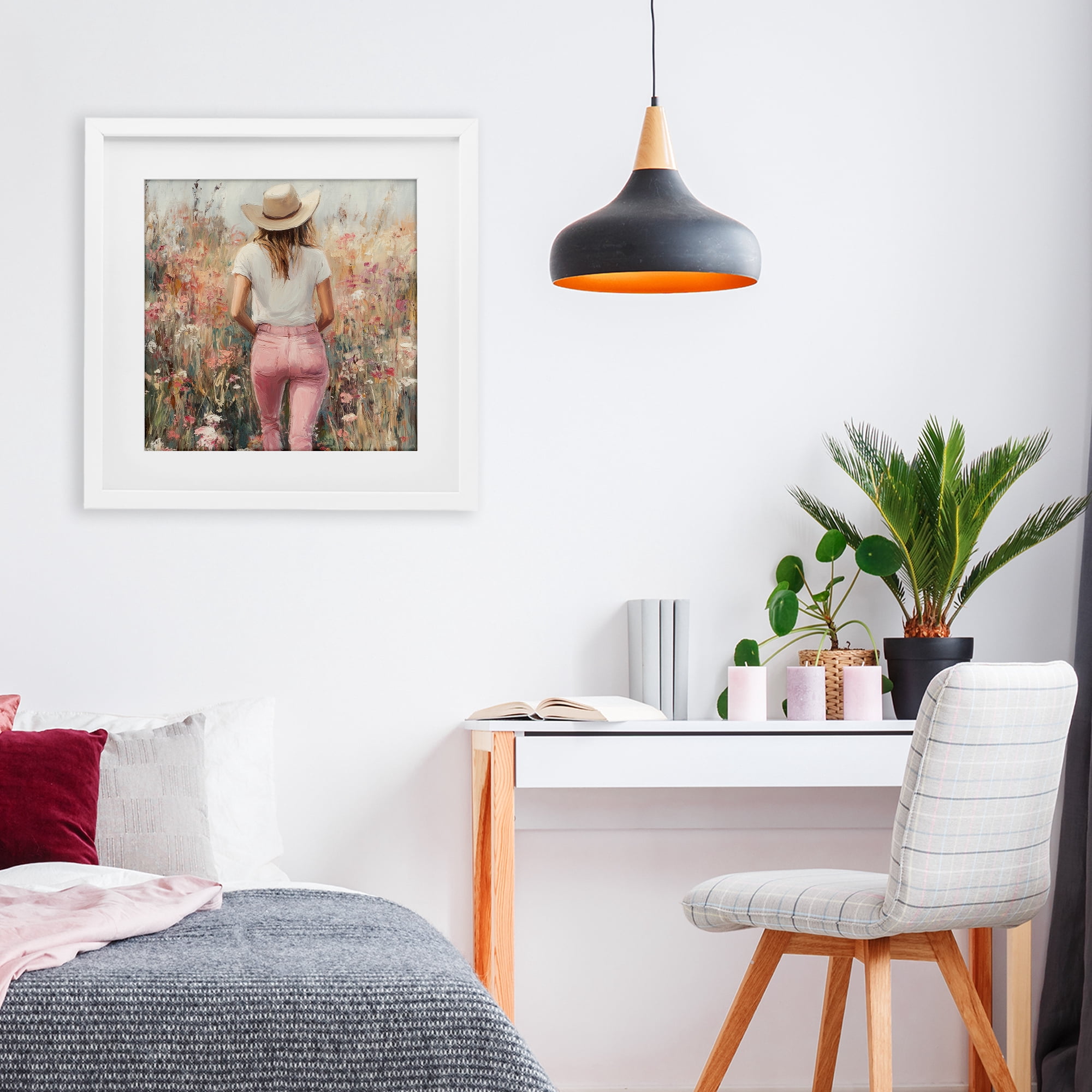 Stupell Industries Moment Of Peace White Framed Print Under Glass, design by Heidi Kuntz