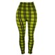 thumbnail image 1 of Leggings a cuadros para mujer, pantalones ajustados informales de cintura alta, pantalones pitillo estampados a cuadros elásticos para mujer, 1 of 3