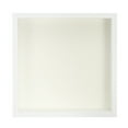 thumbnail image 4 of Marco de sombra de madera Uxcell 9x9 para flores secas, marco de foto flotante blanco, 4 of 7