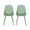 Green, variant on GDF Studio Yazmeen Outdoor Modern Dining Chairs, Set of 2, Black