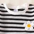 thumbnail image 6 of Angala 2 Piece Outfits For Girls Crew Neck Short Sleeve Striped Floral T Shirt With Shorts Set Girls Fall Season Wear Clothes, 6 of 6