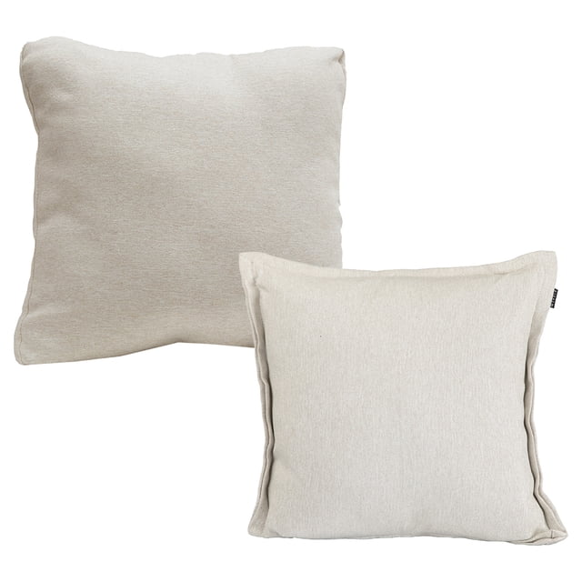 Set de 2 Cojines Decorativos (1 Cuadrado + 1 Cuadrado Grande) Dolum Beige