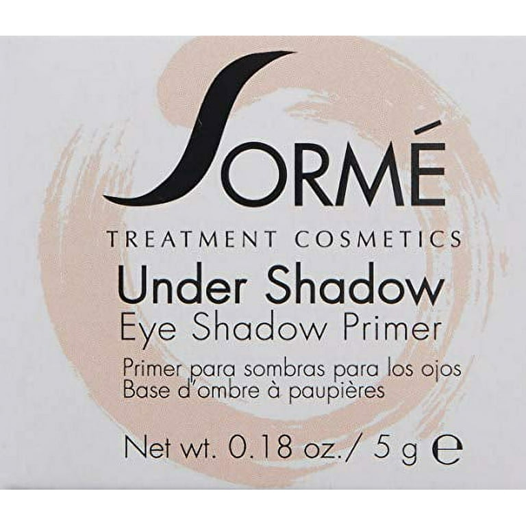  Customer reviews: Sorme Treatment Cosmetics Under Shadow Primer  (0.18 oz), Neutralizing Eyelid Primer for Crease-Proof Eye Makeup, Hydrating  Cream Eyeshadow Primer