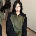 thumbnail image 1 of -Sudadera con capucha de estilo coreano Harajuku para mujer, suéter de gran tamaño, sudaderas estéticas Vintage, ropa de manga larga, 1 of 5