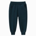 thumbnail image 4 of Gibobby Boys Pants Little Boys Sweatpants Kid Pants Athletic Elastic Waist Soft Lightweight Pants With Pocket Drawstring 2T 3T 4T 5T 6T Big Boys Pants(3-4 Years,Navy), 4 of 4
