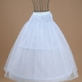 thumbnail image 5 of 2 Hoops 1-layer Yarn Skirt Bride Bridal Wedding Dress Support Petticoat Women Co, 5 of 6