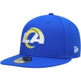 thumbnail image 3 of Men's New Era Royal Los Angeles Rams Stateview 59FIFTY Fitted Hat, 3 of 6
