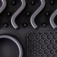 thumbnail image 3 of Vibrant Life Silicone Slow Feeder Compartment Pet Mat, Black, 12" x 8", 3 of 5
