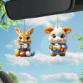thumbnail image 4 of Binwennn Centerpiece Christmas Decorations with Lights Christmas Garlands Modern And Tassel 20 Easter Hanging Decoration Easter Pendant Car Rearview Accessory Pendant Backpack Decoration Small Pendant, 4 of 7