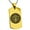 Gold, variant on Stainless Steel Uesugi Samurai Crest Engraved Dog Tag Pendant Necklace