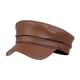thumbnail image 1 of Boina para mujer, gorra de violinista, sombrero de marinero, gorra de vendedor de periódicos para deportes y viajes. Café, 1 of 7